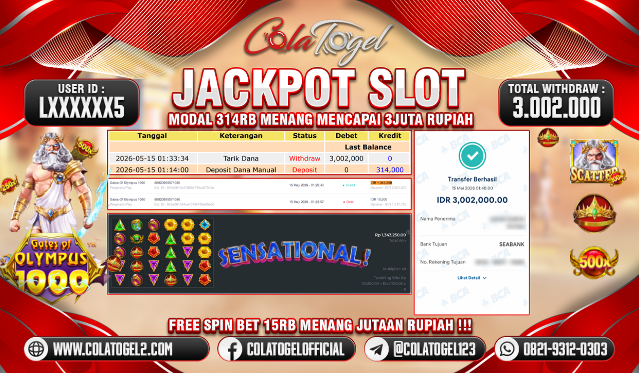 JACKPOT SLOT GACOR!!