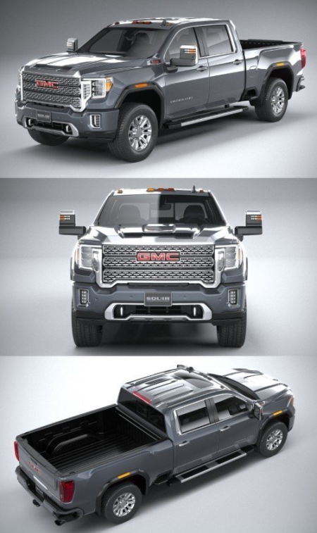 GMC Sierra HD Denali 2020 3D Model