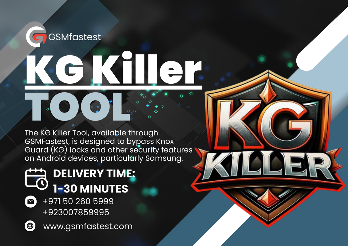 KG Killer Tool - 1 Year Activation Order Now/ by gsmfastest - GSM-Forum