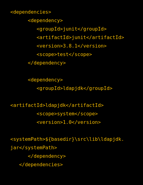 Dependency Dependency Maven