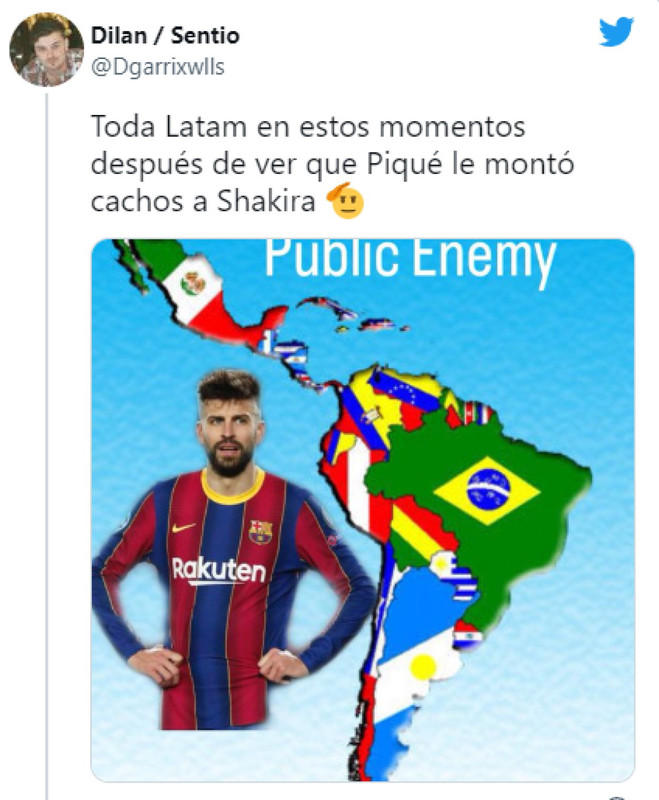 Los mejores memes de la infidelidad de Piqué a Shakira