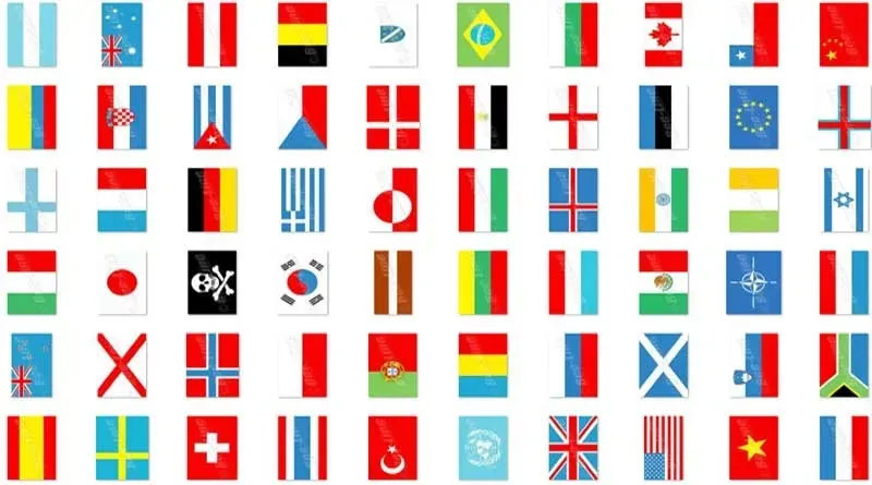 vectores banderas, flags vectors