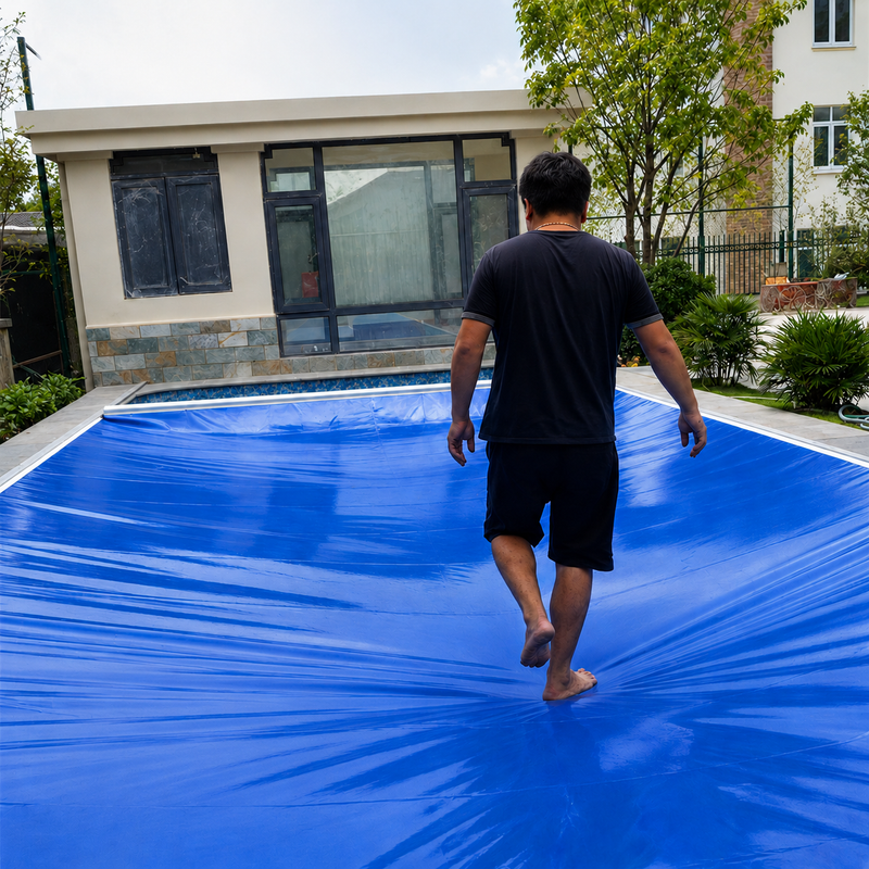 Solução para proteção e cobertura de piscina