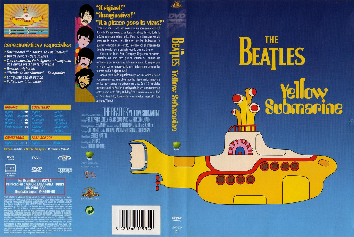 yellow submarine dvd