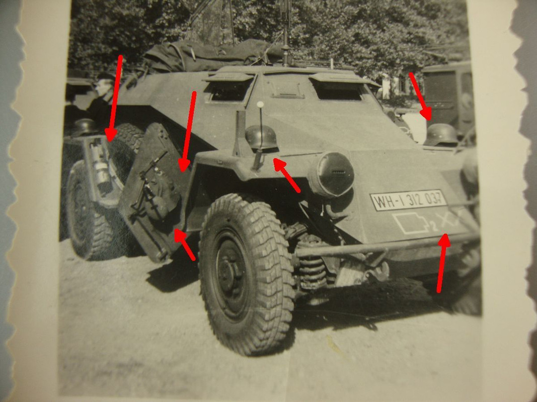 Foto 2.Panzer-Division, Panzerspähwagen Sd,Kfz.2