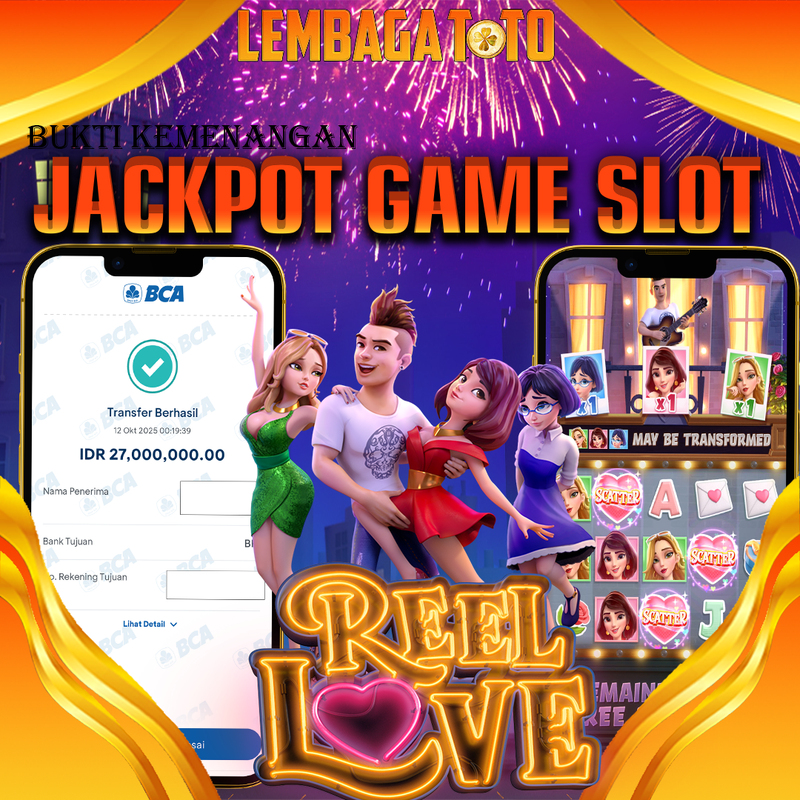 BUKTI JACKPOT 13 OCTOBER LEMBAGATOTO REEL LOVE Rp.27.000.000,- LUNAS