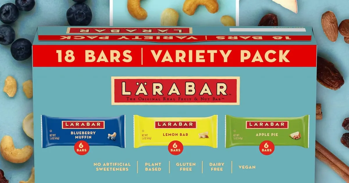 Larabar 18-Pack: Only .xx with Triple Savings on Amazon! Larabar 18-Pack: Only .xx with Triple Savings on Amazon!