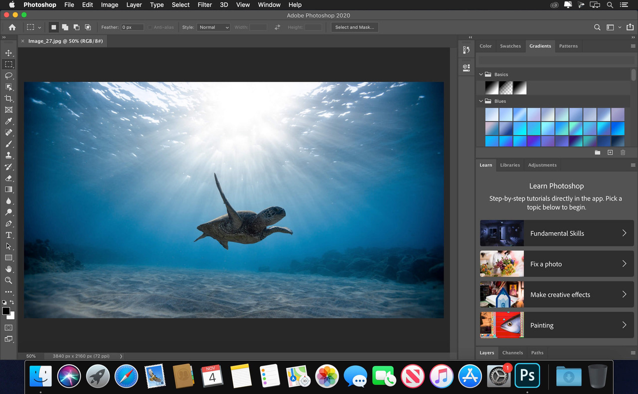 Adobe Photoshop CC macOS 1