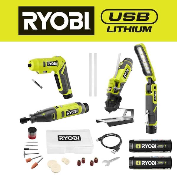 Ryobi USB Lithium Project Kit: Ultimate DIY Toolkit Now on Sale at Home Depot Ryobi USB Lithium Project Kit: Ultimate DIY Toolkit Now on Sale at Home Depot