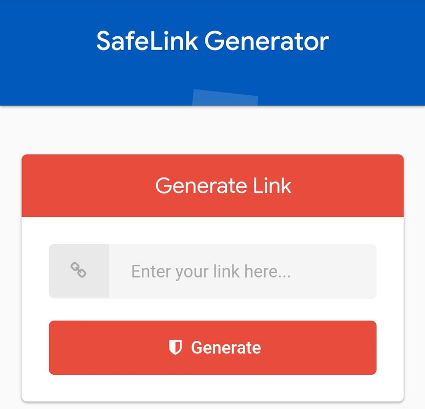 blogger safelink generator template