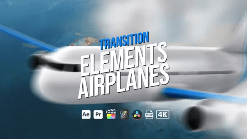 Videohive - Transition Elements Airplanes 51504399