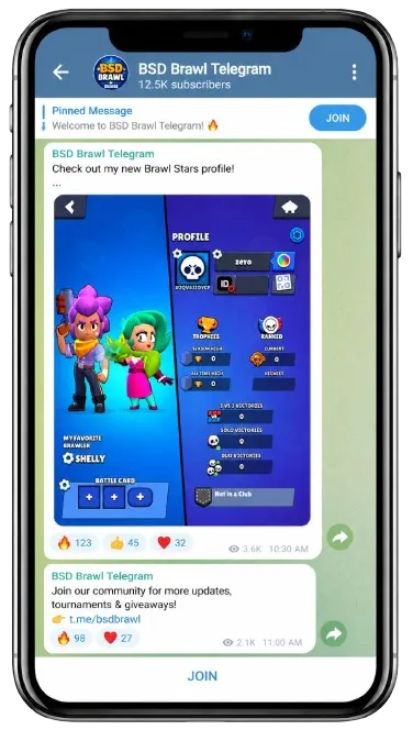 BSD Brawl Telegram Channel