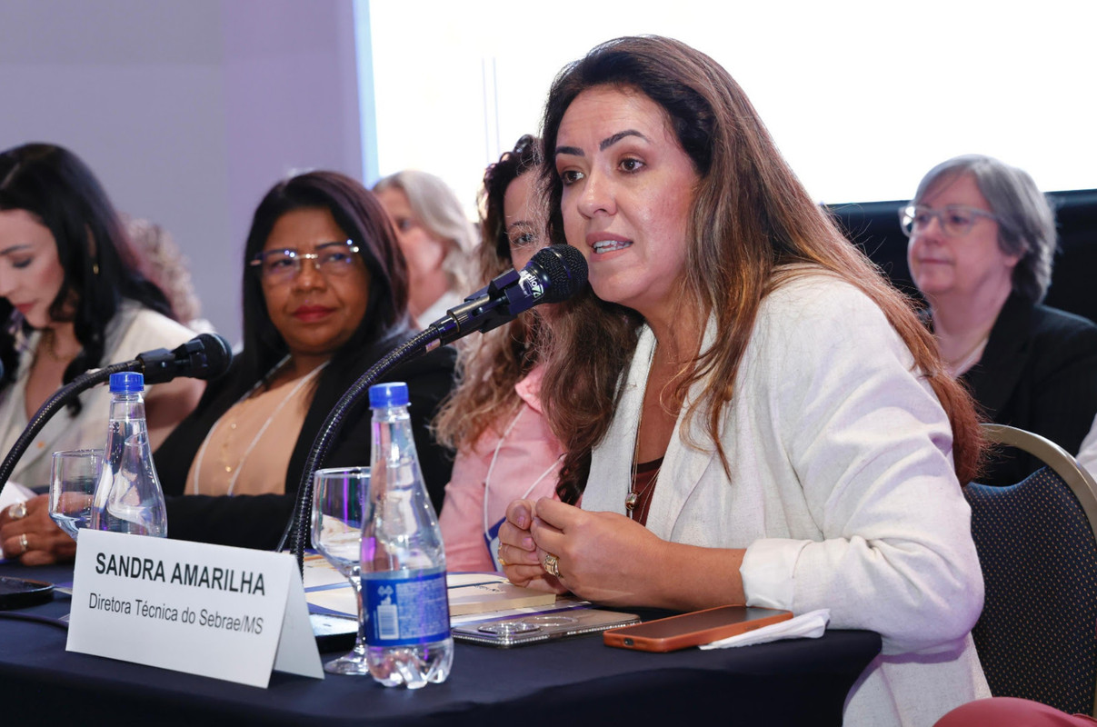 Sandra Amarilha, Diretora-técnica do Sebrae/MS, destaca a importância da conexão de lideranças públicas com a política