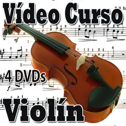 Vídeo Curso de Violín completo afinación 4 dvd secretos en español