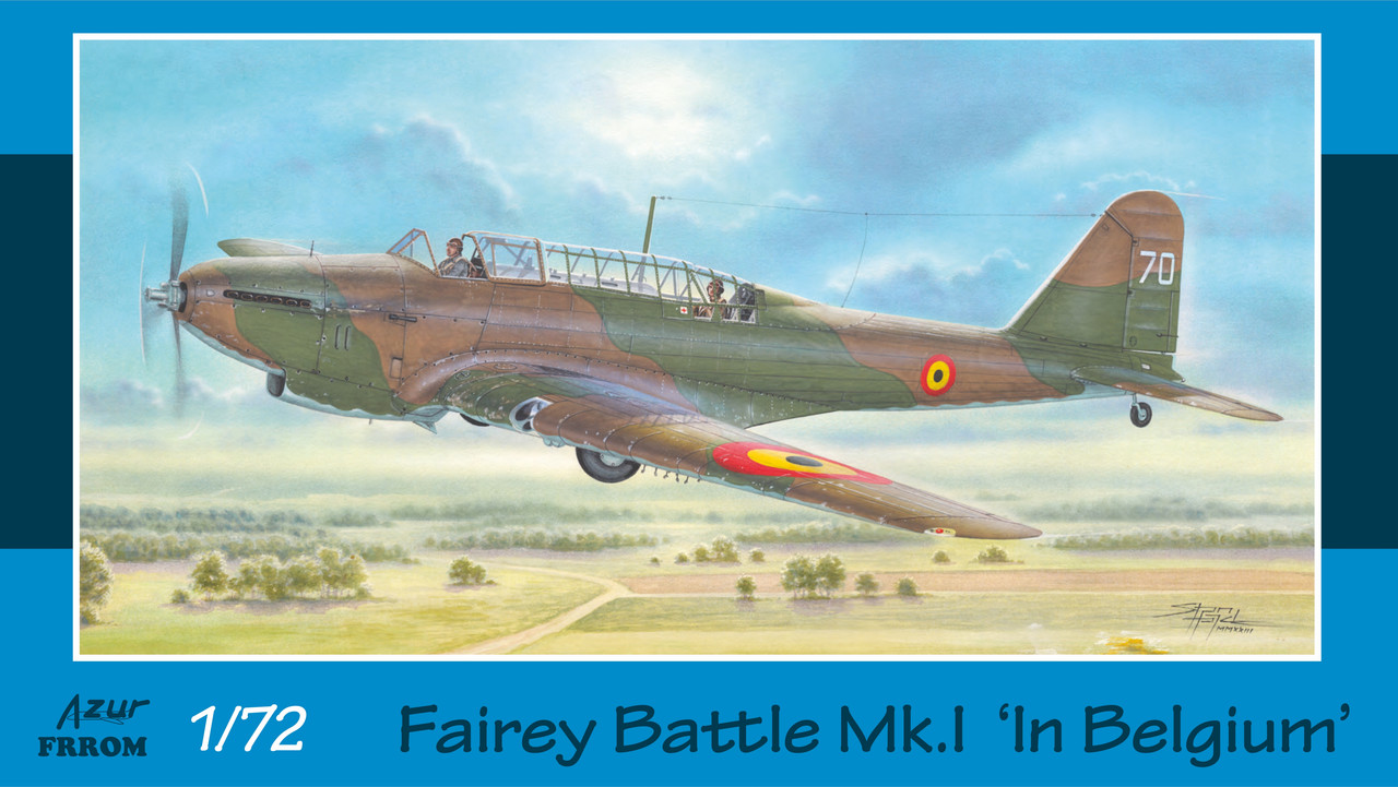 1/72 Fairey Battle Mk.I by FRROM 3D renders+sprues+box art+decals
