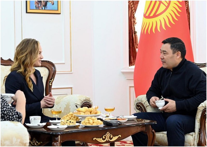 Валентина Шевченко се срещна с президента на Киргизстан