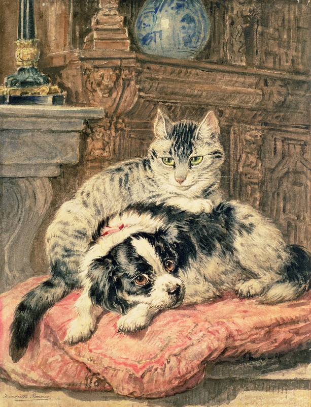 Henriette Ronner-Knip - Playtime - (MeisterDrucke-264682)