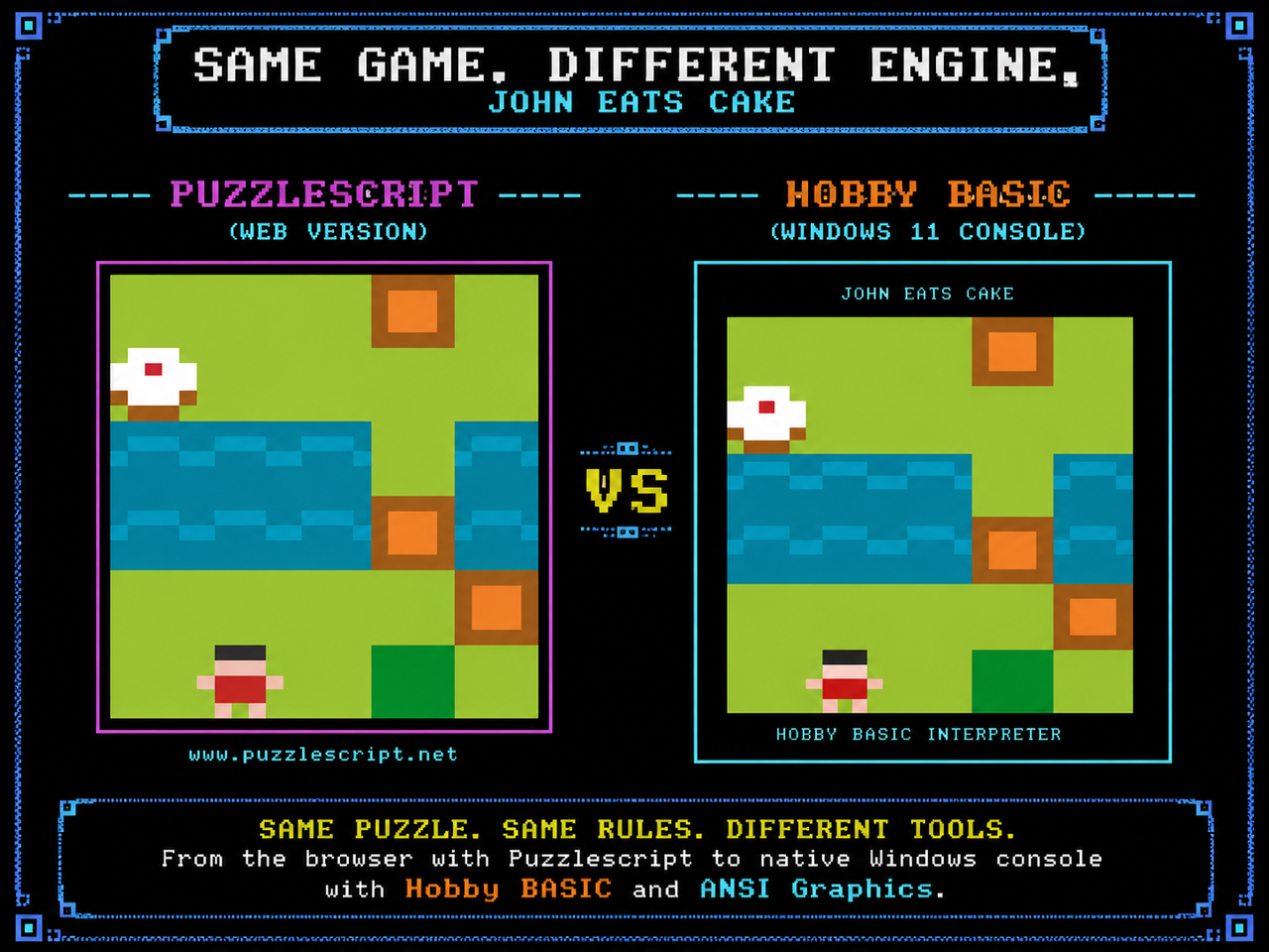 HOBBY BASIC VS PUZZLESCRIPT
