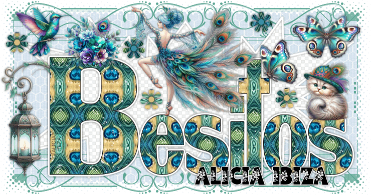 Besos Plumas Reales aliciaibiza