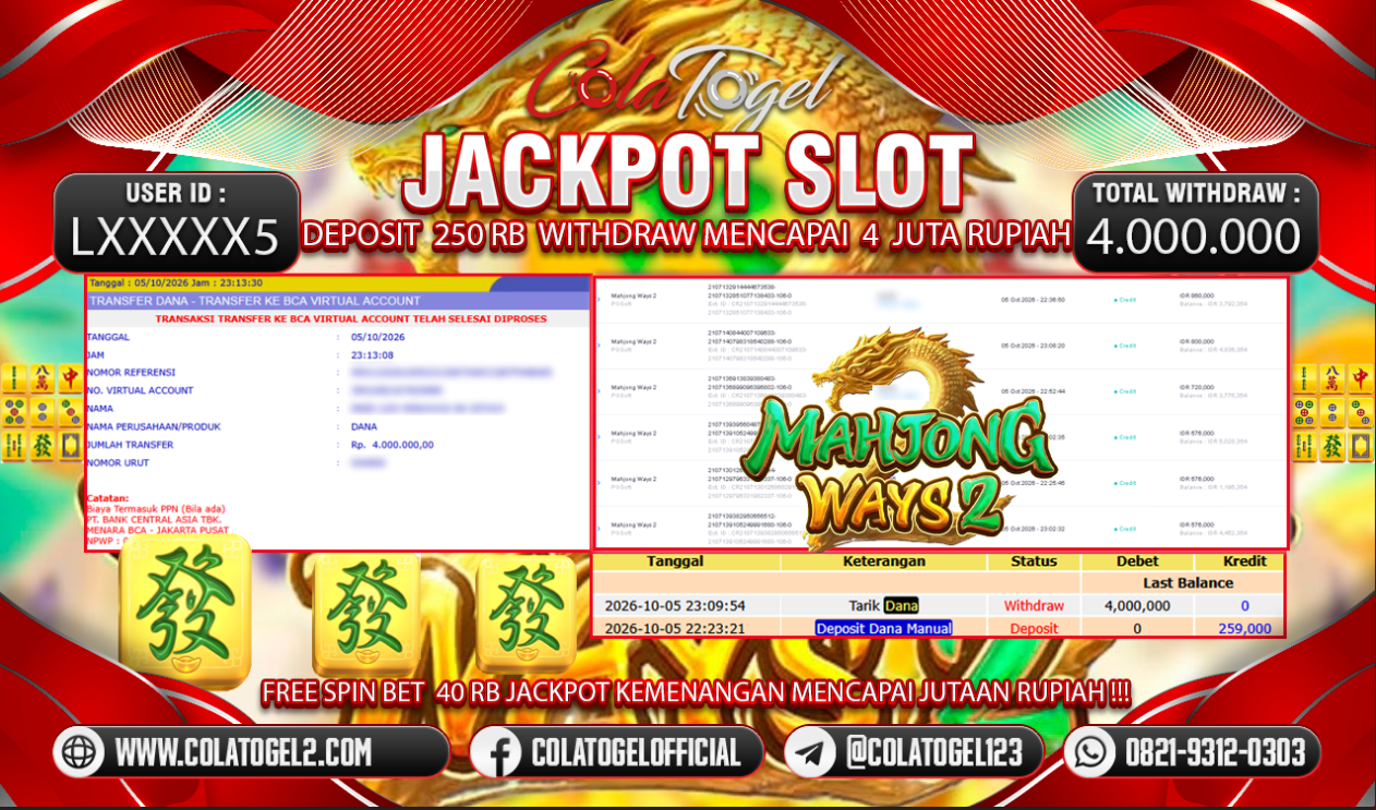 JACKPOT SLOT GACORR !!!