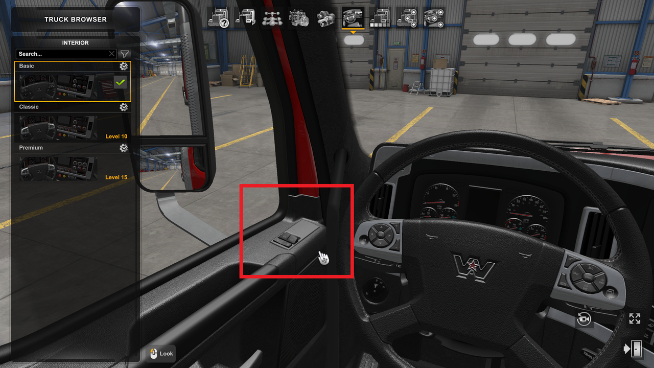 WS 49X Driver side door's missing buttons [FIXED] - SCS Software