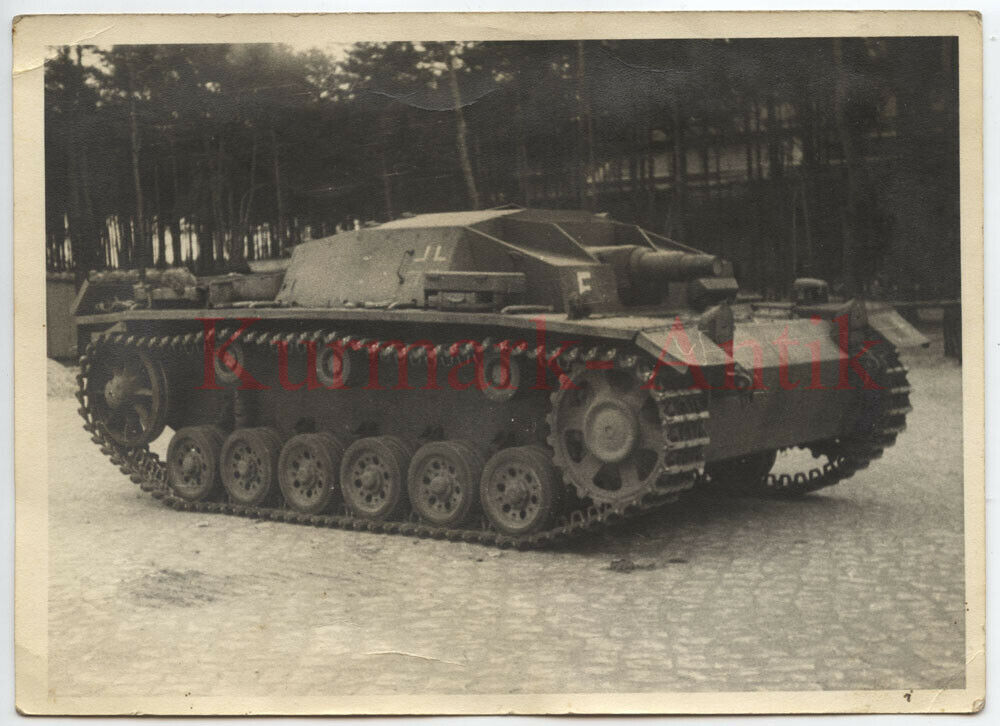 Foto Wehrmacht Panzer Stug Ers.Ausb.Abt.200 Sturmgeschütz1
