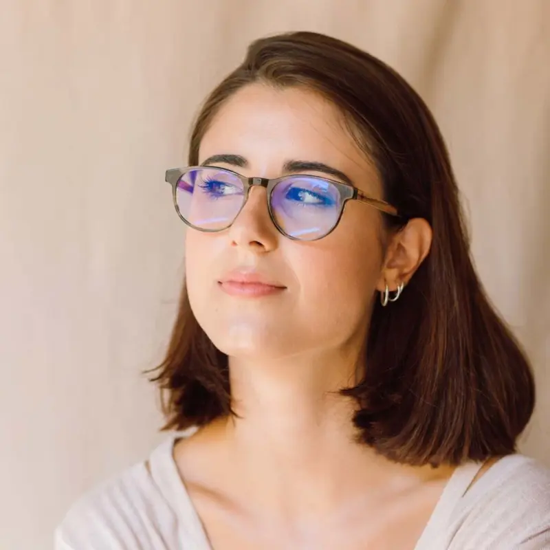 Blue-light-filtering-glasses-with-wood-accents-practical-maid-of-honor-gift-for-bridesmaids