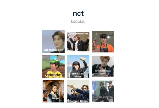 Stiker WhatsApp NCT