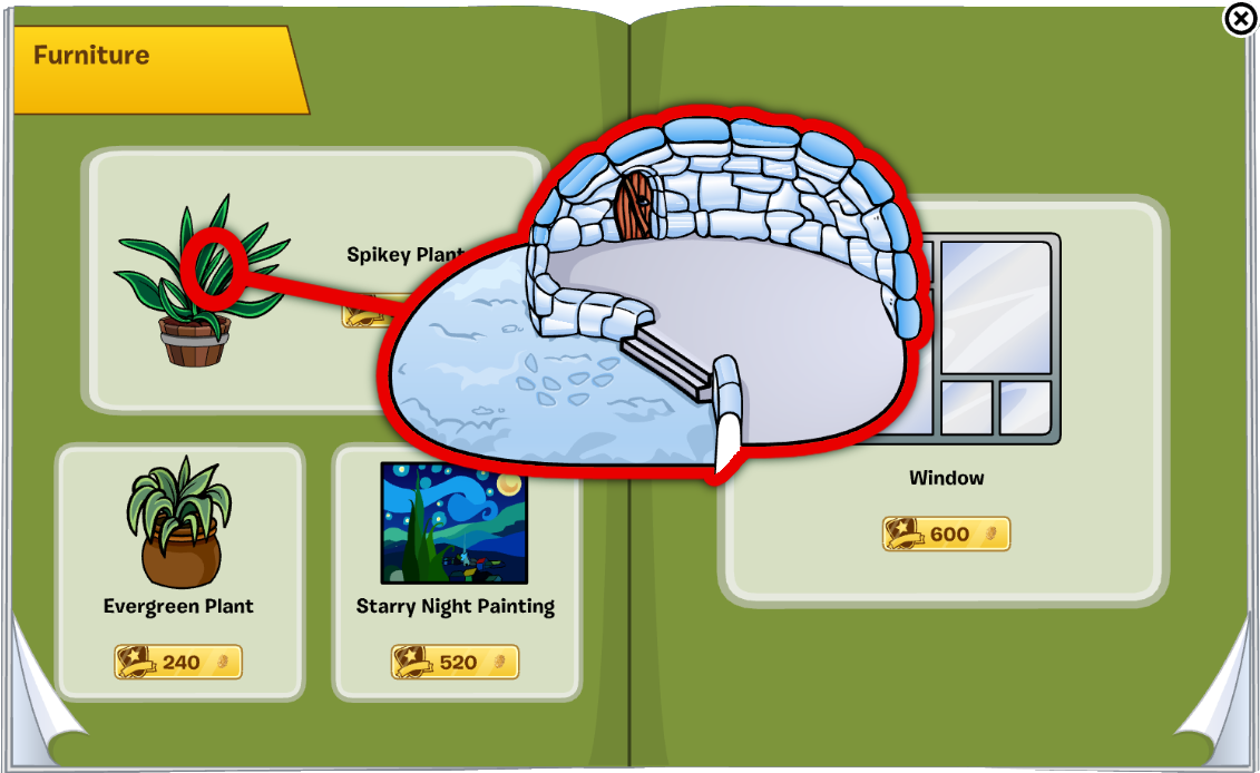ACP NCP NewCP New Club Penguin Furniture and Igloo Catalog April 2026 Secrets Guide
