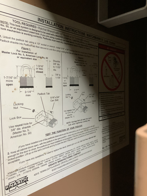 new to me KNAACK (best way to lock it?) Adventure Rider