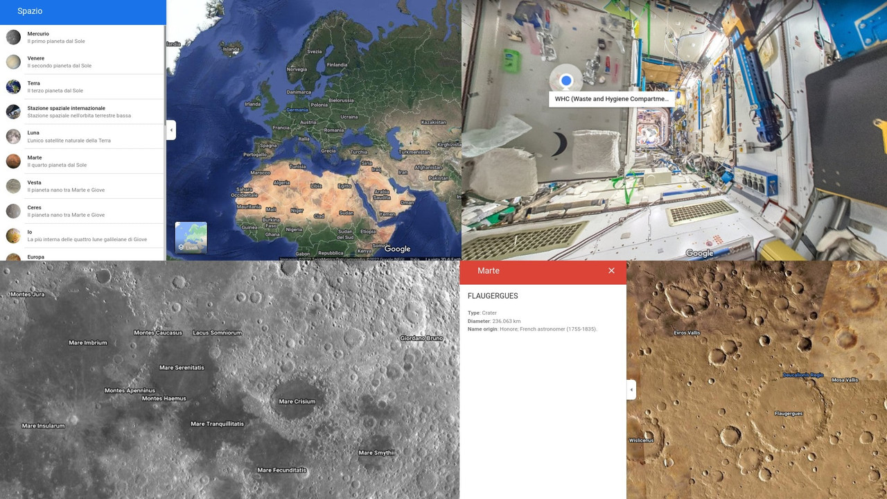 Google Maps Universe Collage
