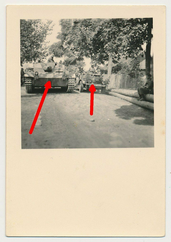 Foto Sturmgeschütz 3, Stug III, Stummel, camo Tarnlackierung, Ke