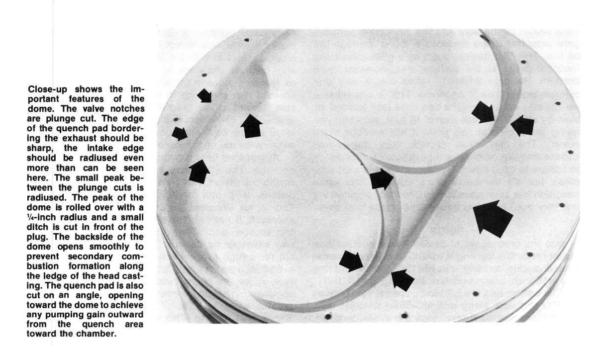 Piston crown modification Don Terrill’s SpeedTalk