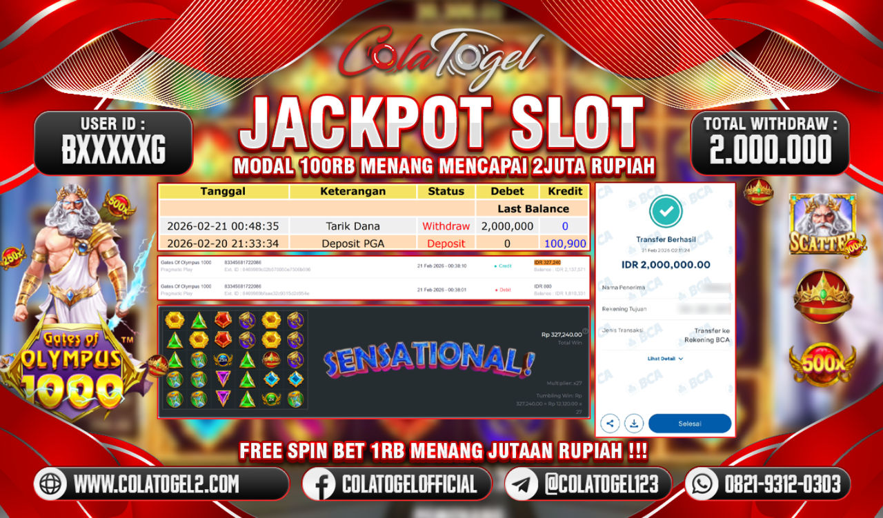 JACKPOT SLOT GACORR!!