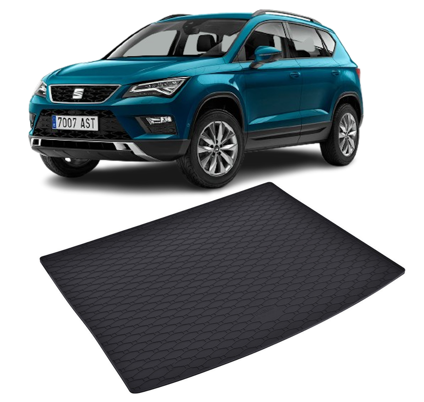 Tavita auto SEAT Ateca 4x4 2016-prezent, protectie portbagaj, Cri-Flo, din cauciuc 100%, compatibil cu autoturismul SEAT Ateca 4x4