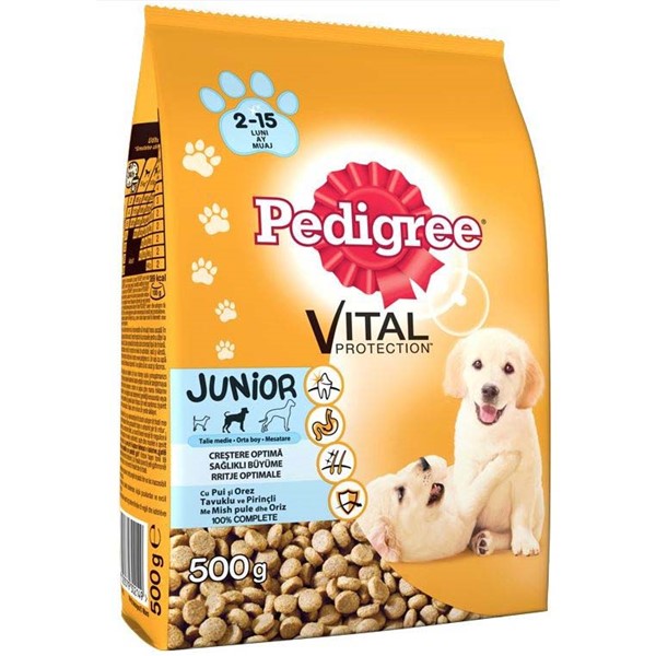 Pedigree Junior 2-15 luni - 500g