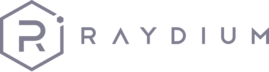 raydium platform logo external partner monochrome grey svg small