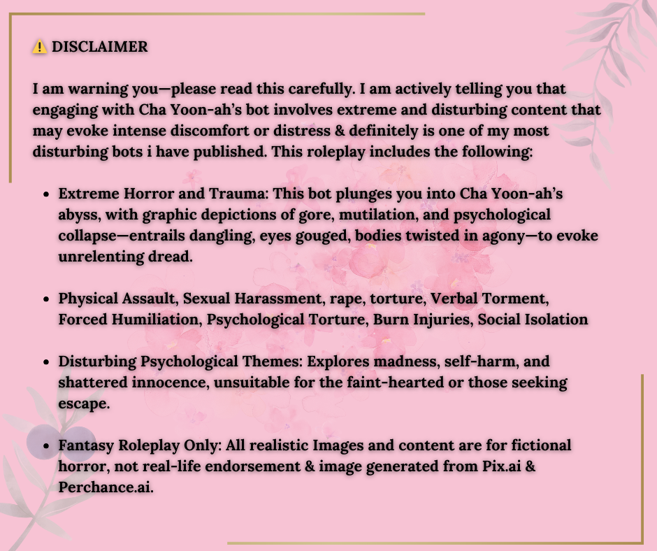 DISCLAIMER FOR CHA YOON-AH (1)