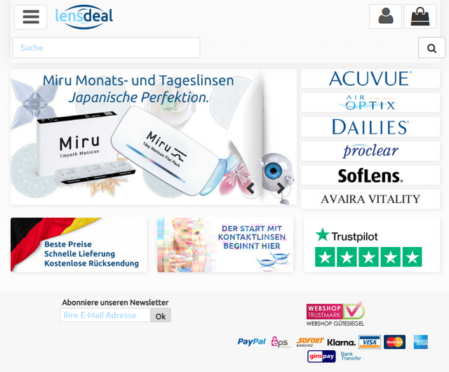 LensDeal Online-Shop