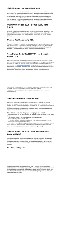 How to Use 1Win Code 1W2026VIP Bonus Guide