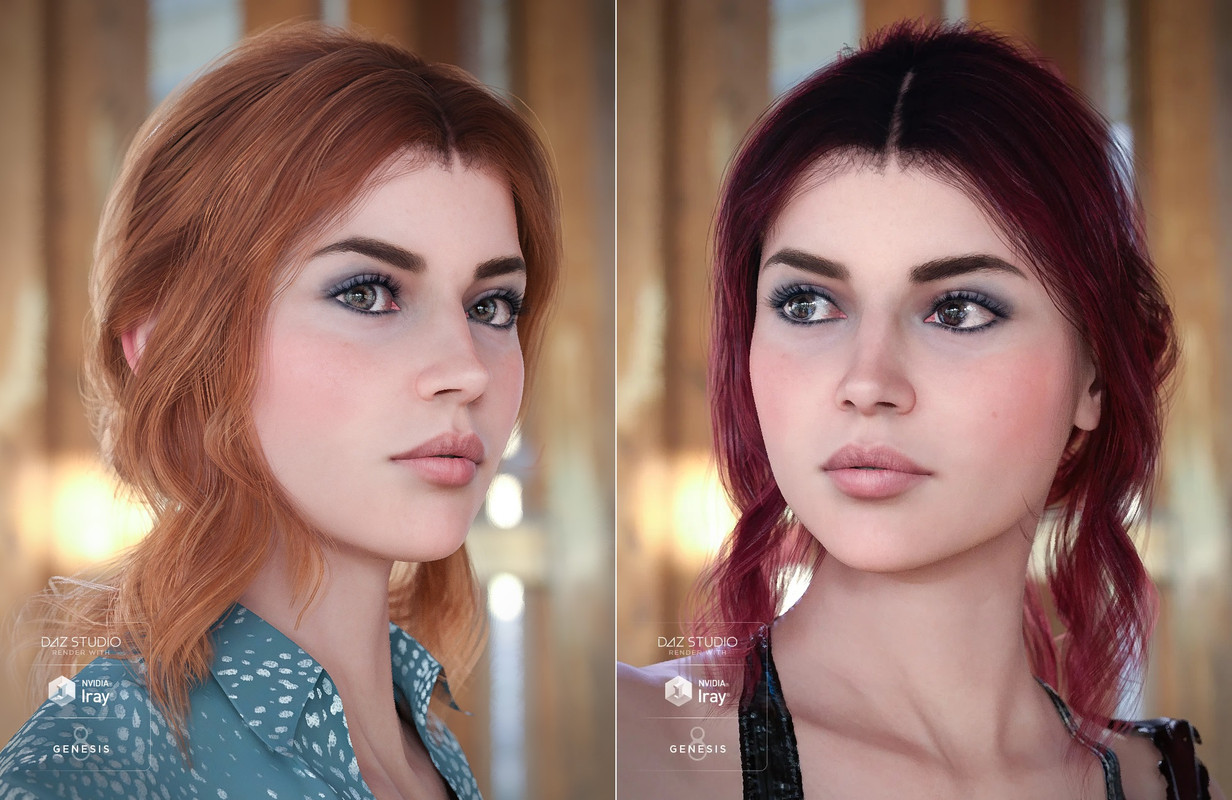 capri hair colors for genesis 8 females