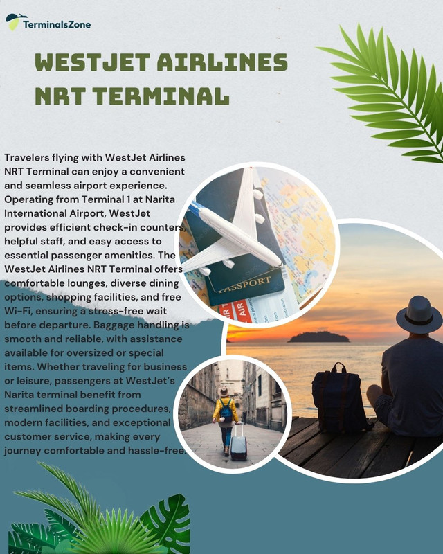 West Jet Airlines NRT Terminal
