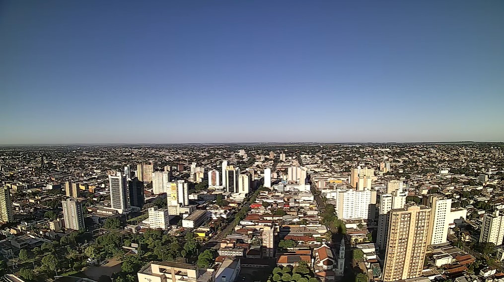 Campo Grande nesta manhã de segunda-feira