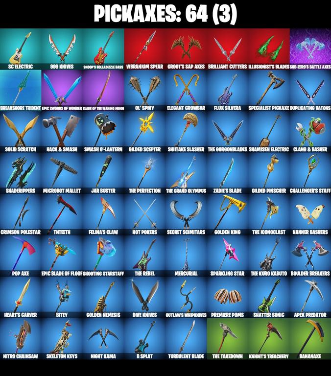pickaxes comp