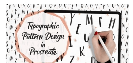 Typographic Pattern Design in Procreate