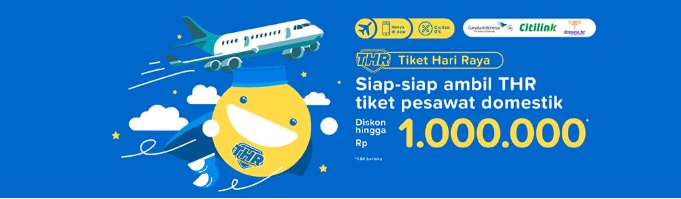 Diskon Tiket Pesawat hingga Rp 1 Juta untuk Rute Domestik