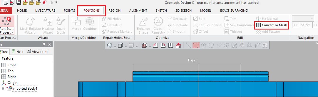 Polygon Tool Bar