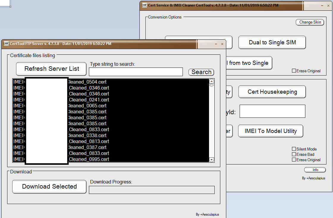 Cert Service & IMEI Cleaner CertTool - Página 2 Certtool