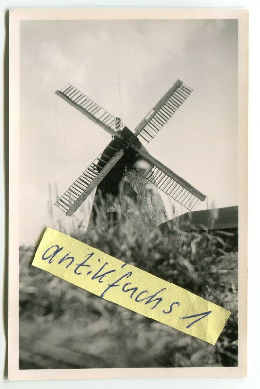 schöne alte Windmühle Windmill mit WH-Funk-Antenne
