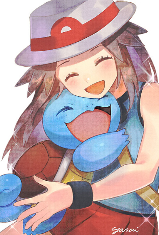leaf-and-squirtle-pokemon-and-2-more-dra